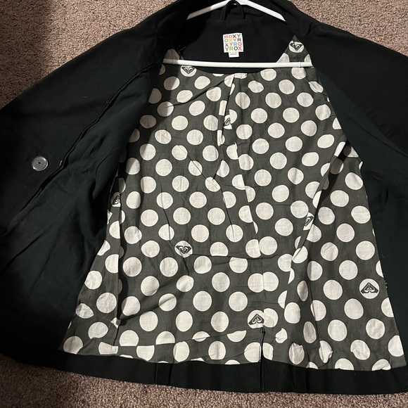 Roxy Black Pea Coat - Picture 2 of 4